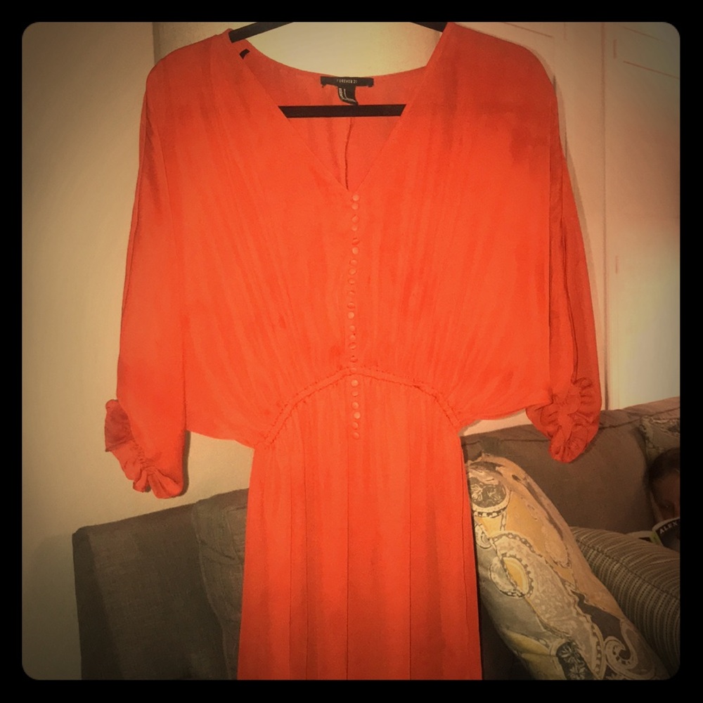 Burnt orange Dress
